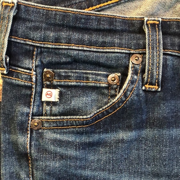 AG DENIM Adriano Goldshmied the stilt roll up cigarette jean crop 28 - Picture 4 of 8